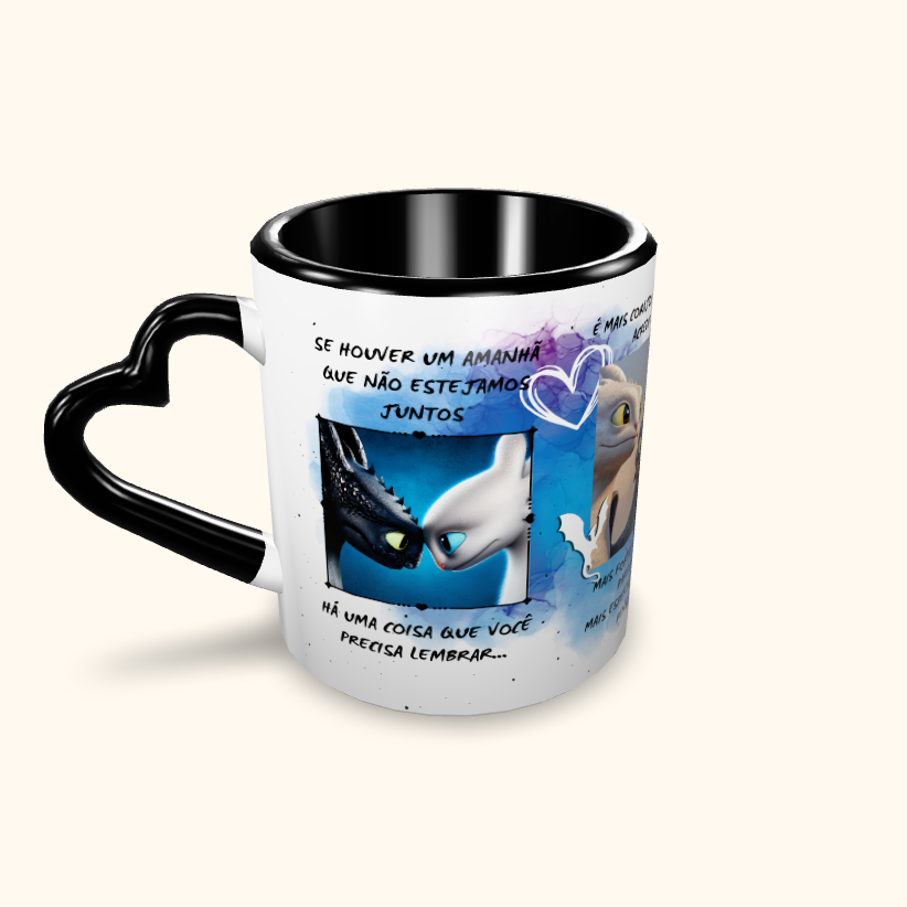 Caneca de Cerâmica Dia dos Namorados - Banguela e Furia da Luz