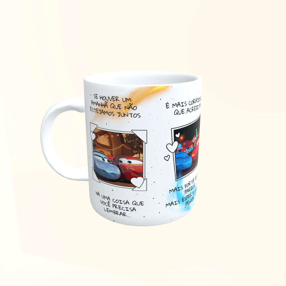Caneca de Cerâmica Dia dos Namorados - McQueen & Sally