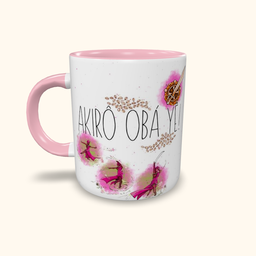 Caneca de Cerâmica Saudação - Obá