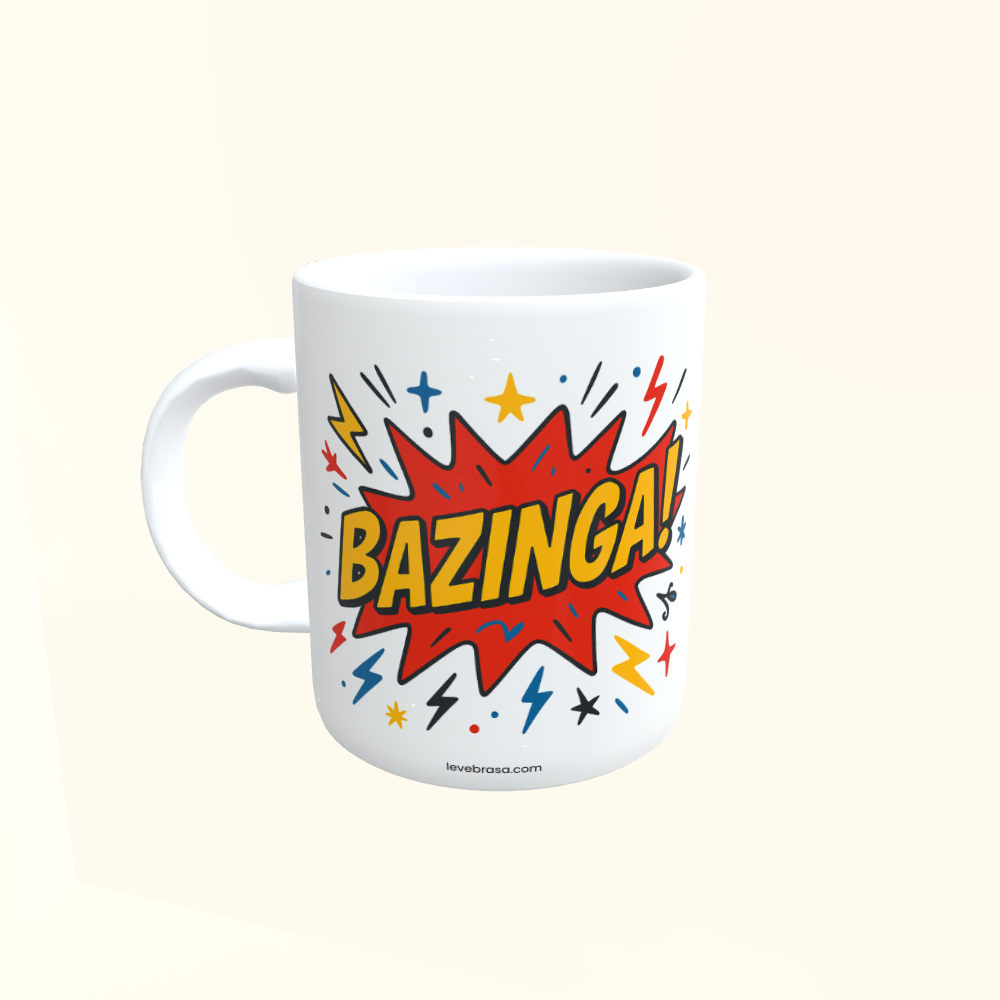 Caneca de Cerâmica Big Bang Theory - Bazinga!