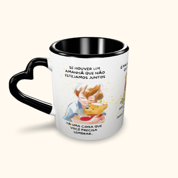 Caneca de Cerâmica Ursinho Pooh - Se houver um amanhã