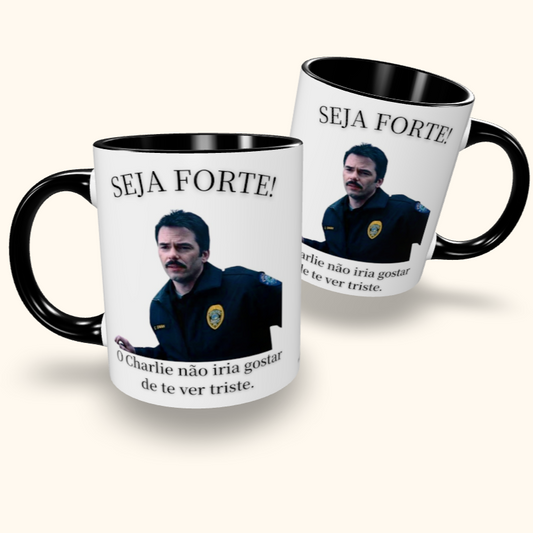 Caneca de Cerâmica Seja Forte Crepúsculo - Charlie