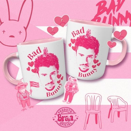Caneca de Cerâmica Artistas - Bad Bunny