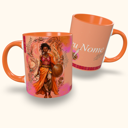 Caneca de Cerâmica Personalizada - Orixás - Obá