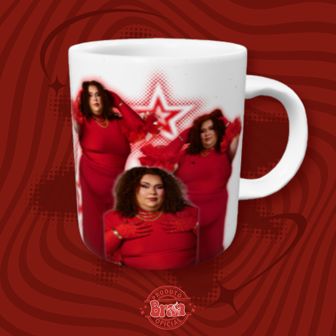 Caneca de Cerâmica Madrinha - Bora Almoçar