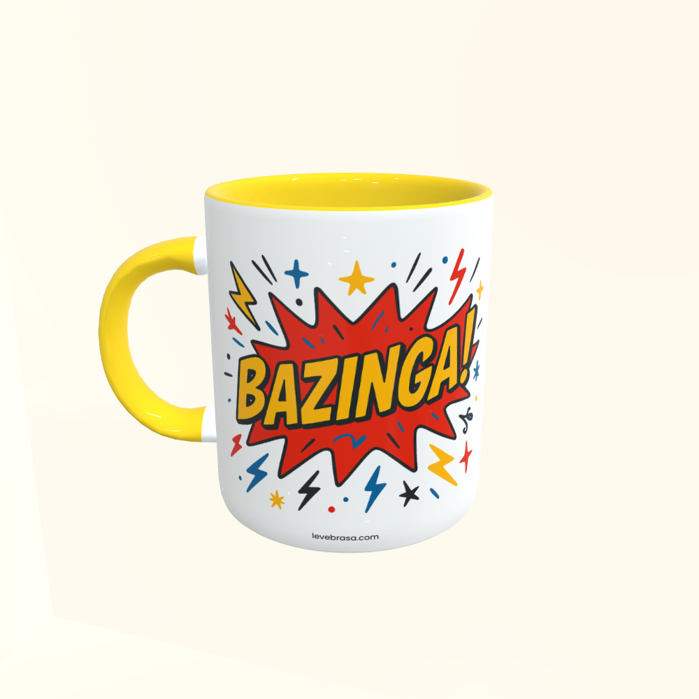 Caneca de Cerâmica Big Bang Theory - Bazinga!