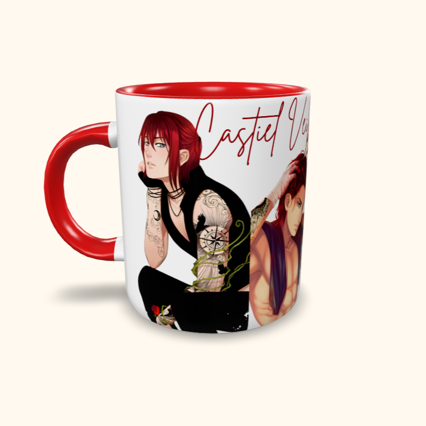 Caneca de Cerâmica I Love My Boyfriend - Amor Doce - Castiel Veilmont