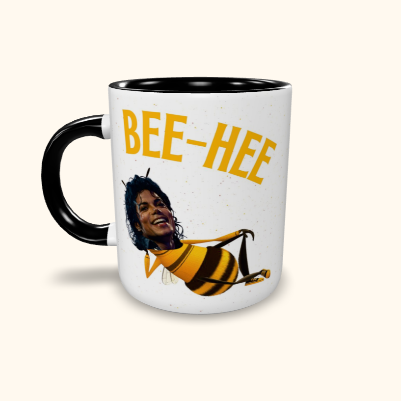 Caneca de Cerâmica Michael Jackson BeeHee