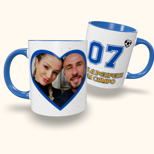 Caneca de Cerâmica Namorados - Dupla Perfeita