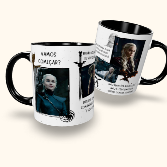 Caneca de Cerâmica Series - Daenerys Targaryen