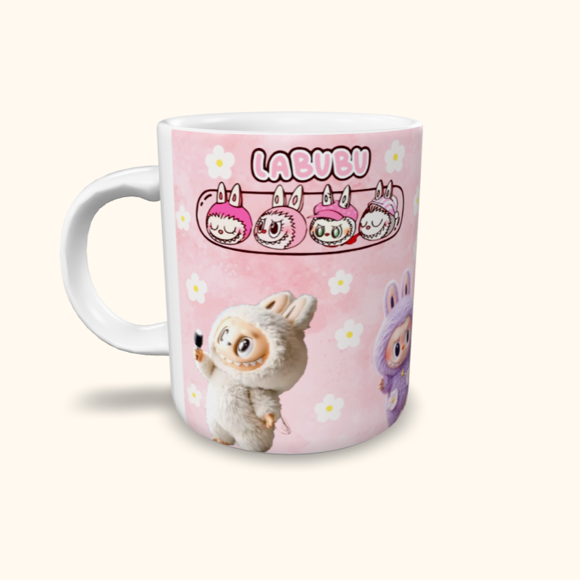 Caneca de Cerâmica Labubu