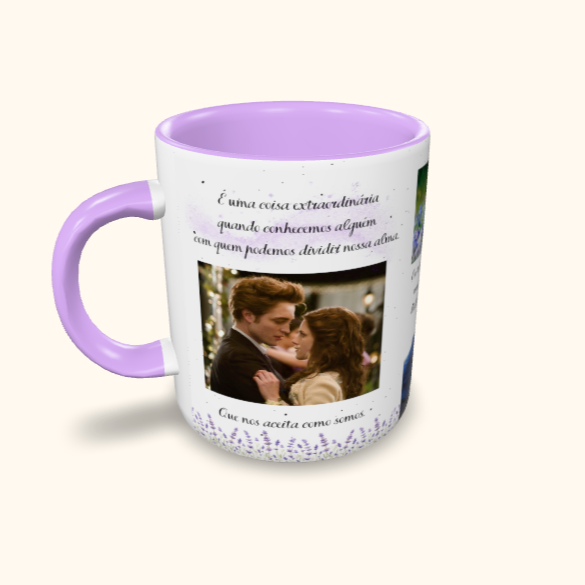 Caneca de Cerâmica Filmes - Votos Edward Cullen