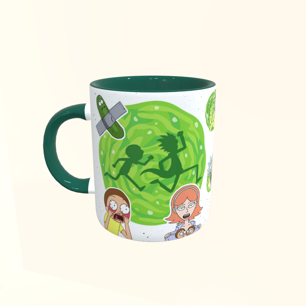 Caneca de Cerâmica Ricky & Morty
