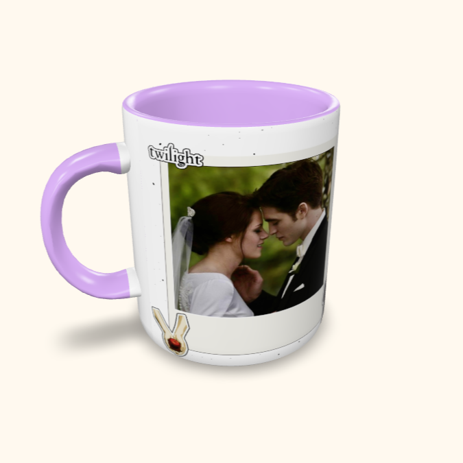 Caneca de Cerâmica Filmes - Edward e Bella