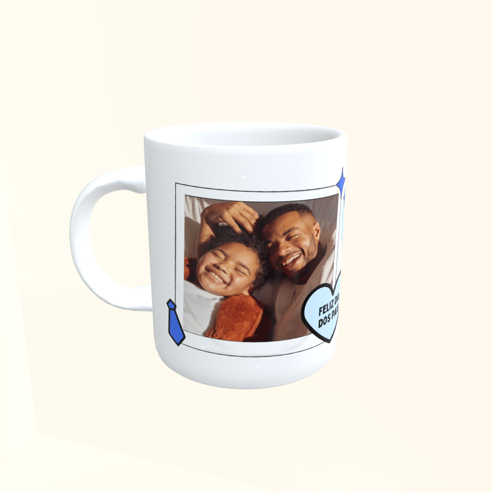 Caneca de Cerâmica Dia dos Pais - Melhor Pai do Universo