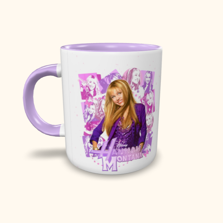 Caneca de Cerâmica Hannah Montana - Colagem
