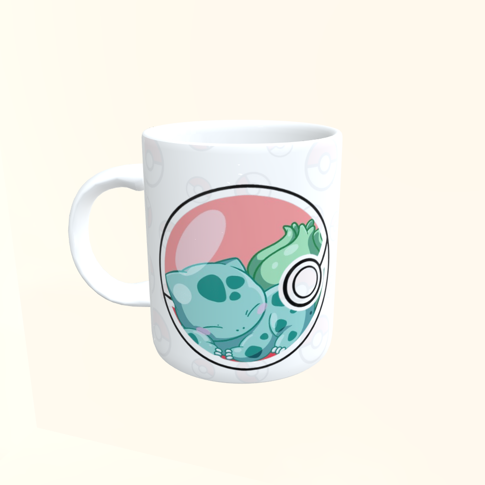 Caneca de Cerâmica Pokémon - Bulbassauro