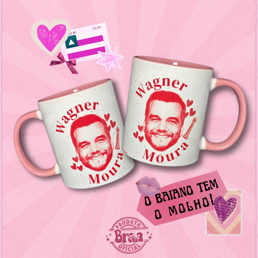 Caneca de Cerâmica Wagner Moura