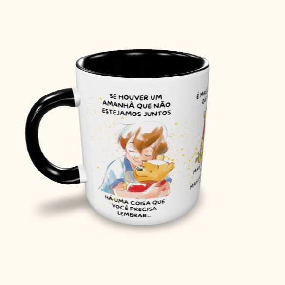 Caneca de Cerâmica Ursinho Pooh - Se houver um amanhã