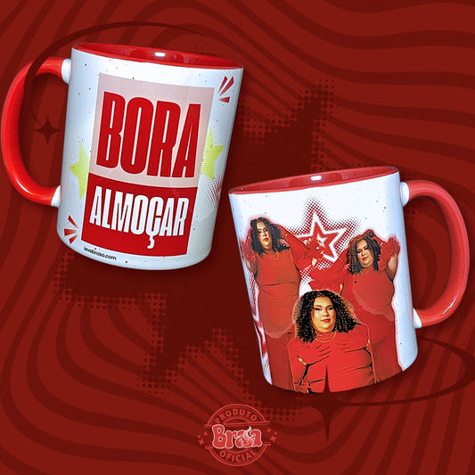Caneca de Cerâmica Madrinha - Bora Almoçar