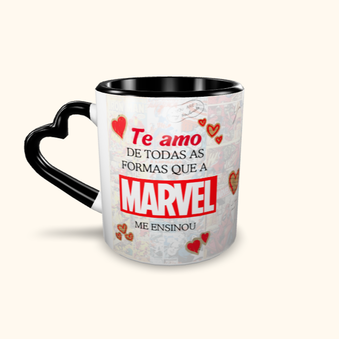 Caneca de Cerâmica Dia dos Namorados - HQ Casais