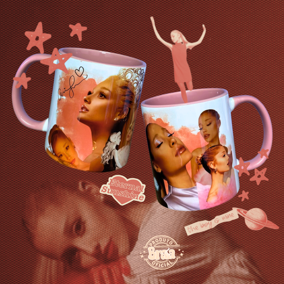 Caneca de Cerâmica Artistas - Ariana Grande