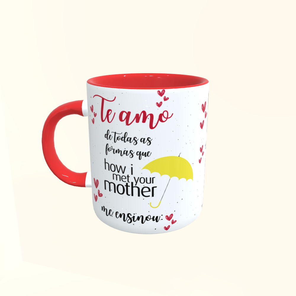 Caneca de Cerâmica Dia dos Namorados - How I Met Your Mother