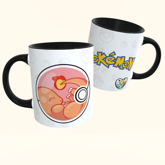 Caneca de Cerâmica Pokémon - Charmander
