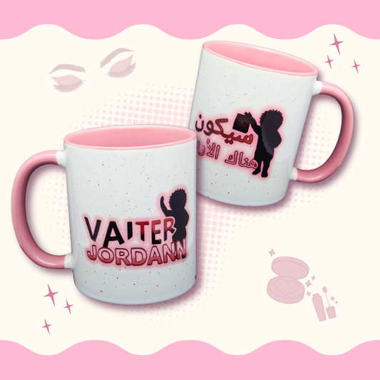 Caneca de Cerâmica Jordann - Vai ter Jordann Árabe