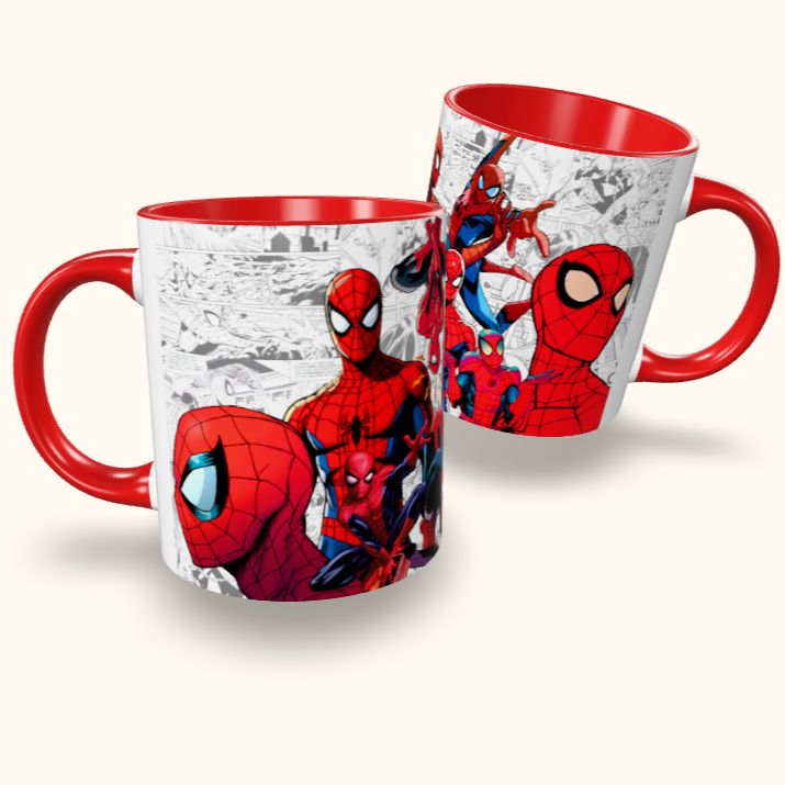 Caneca de Cerâmica Herois - HQ P&B Homem Aranha