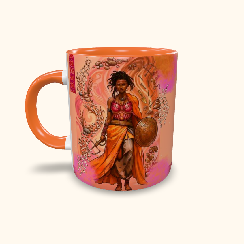 Caneca de Cerâmica Personalizada - Orixás - Obá