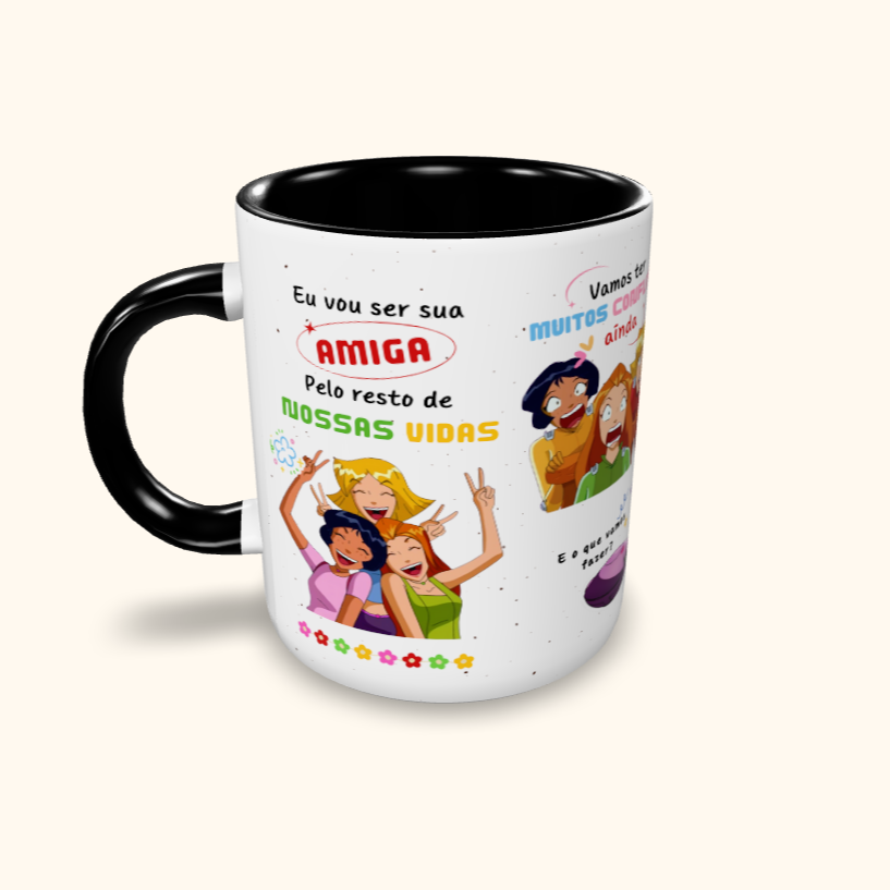 Caneca de Cerâmica Amiga pelo resto de nossas vidas - 3 espiãs demais