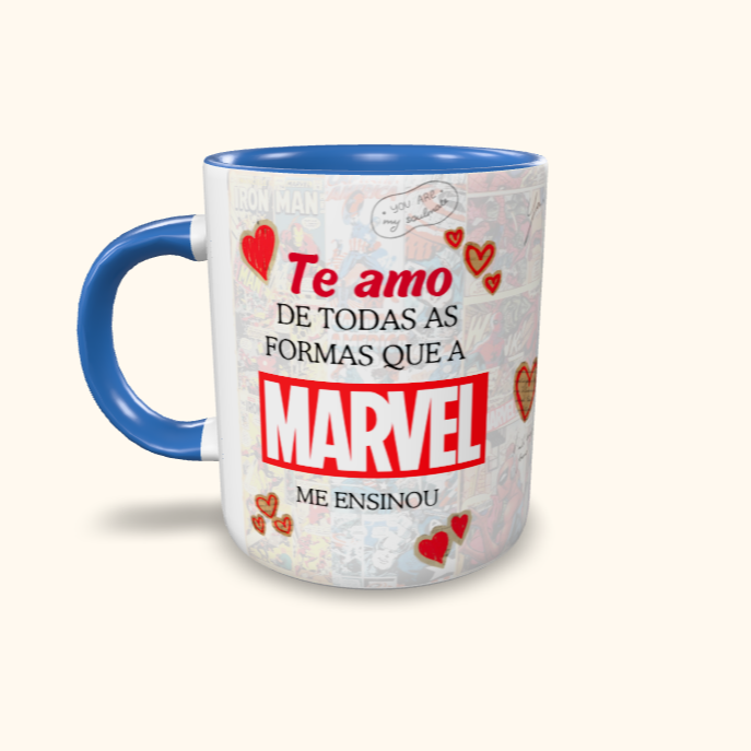 Caneca de Cerâmica Dia dos Namorados - HQ Casais