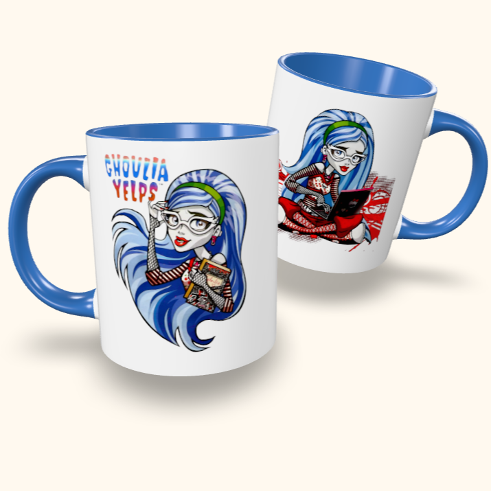 Caneca de Cerâmica Monster High - Ghoulia Yelps