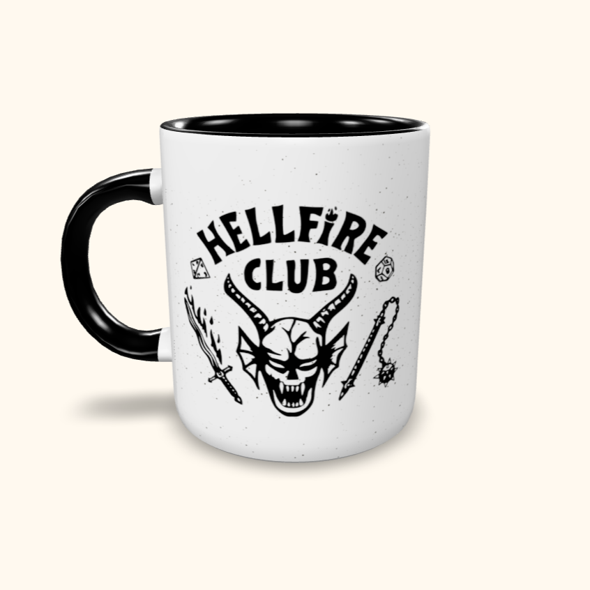 Caneca de Cerâmica Stranger Things - Hellfire Club