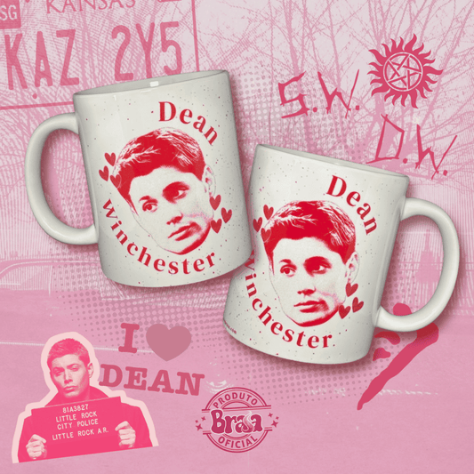 Caneca de Cerâmica Dean Winchester