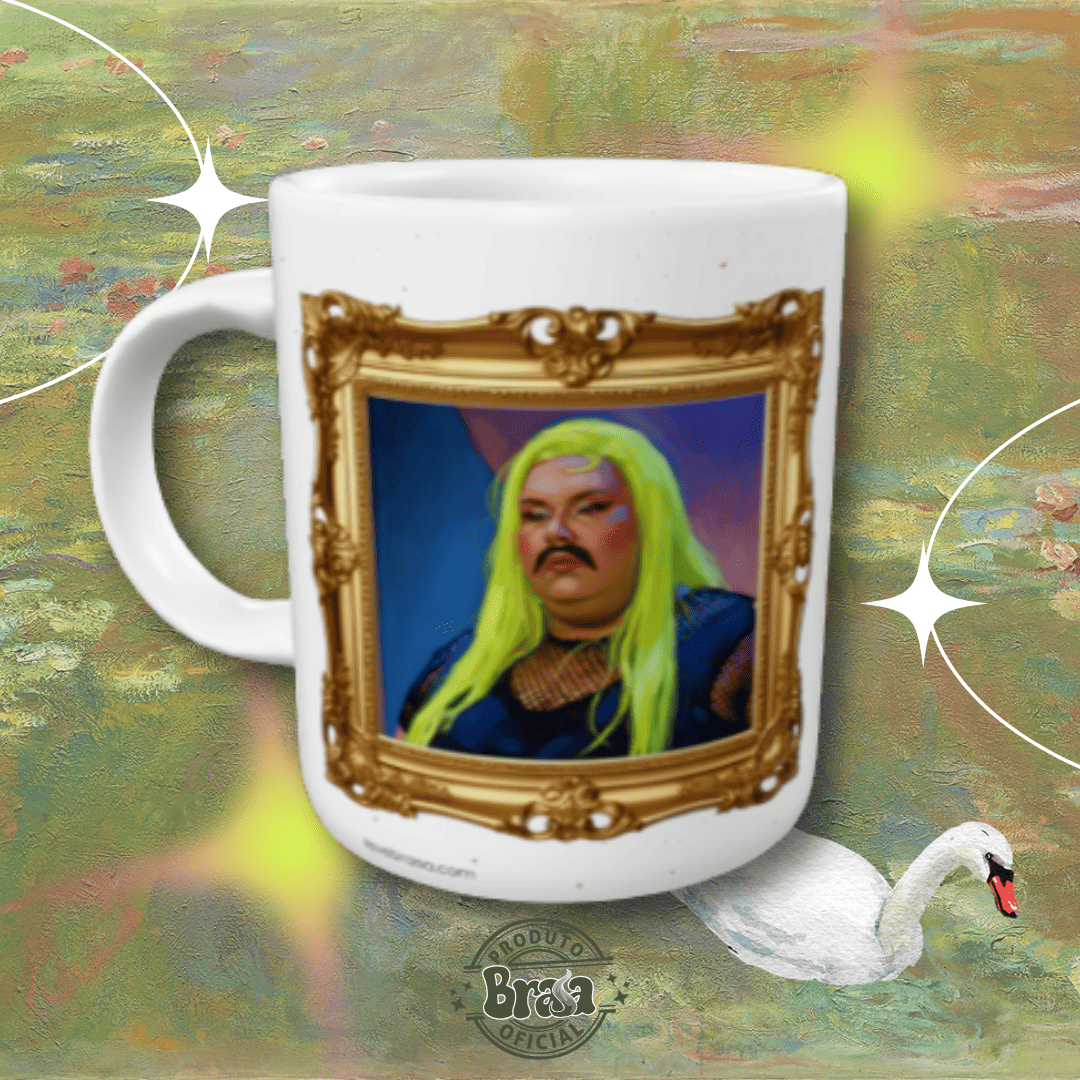 Caneca de Cerâmica Madrinha - Pintura Renascentista