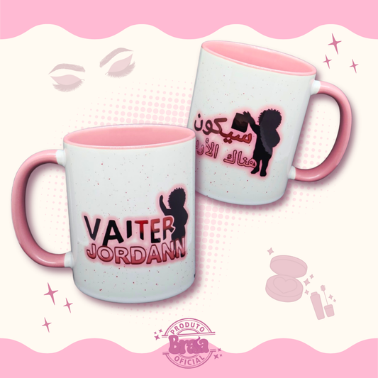 Caneca de Cerâmica Jordann - Vai ter Jordann Árabe