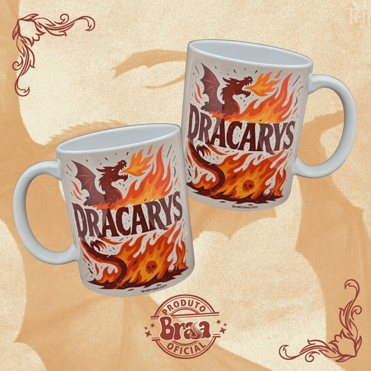 Caneca de Cerâmica Game of Thrones - Dracarys