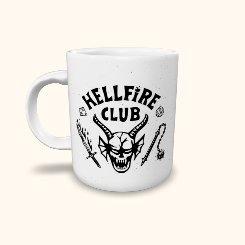 Caneca de Cerâmica Stranger Things - Hellfire Club