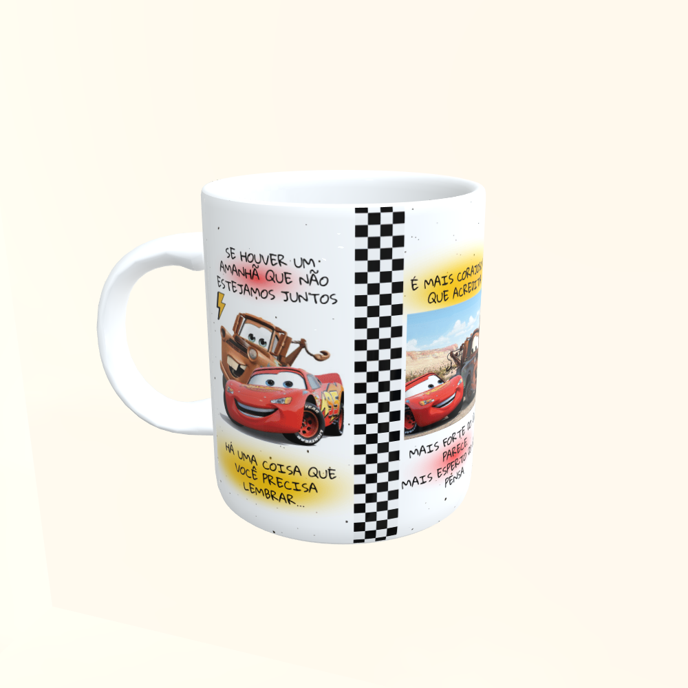 Caneca de Cerâmica McQueen & Mate