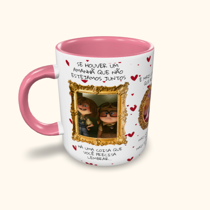 Caneca de Cerâmica Up Altas Aventuras - Se houver um amanhã