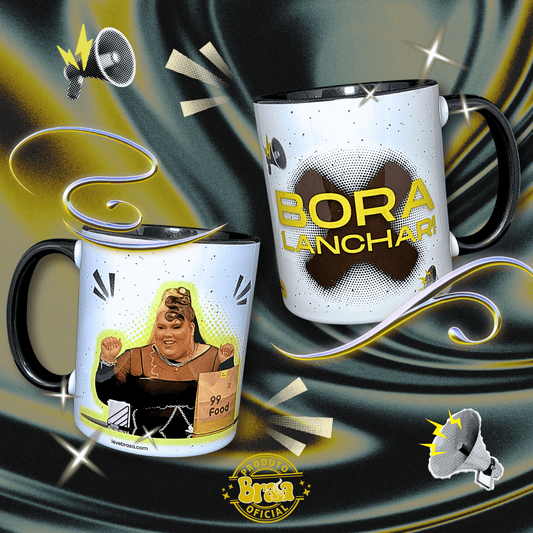 Caneca de Cerâmica Madrinha - Bora Lanchar