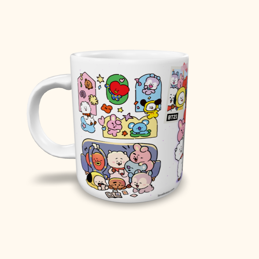 Caneca de Cerâmica BT21 2023