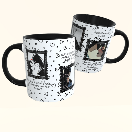 Caneca de Cerâmica Dia dos Namorados - Batman & Mulher Gato