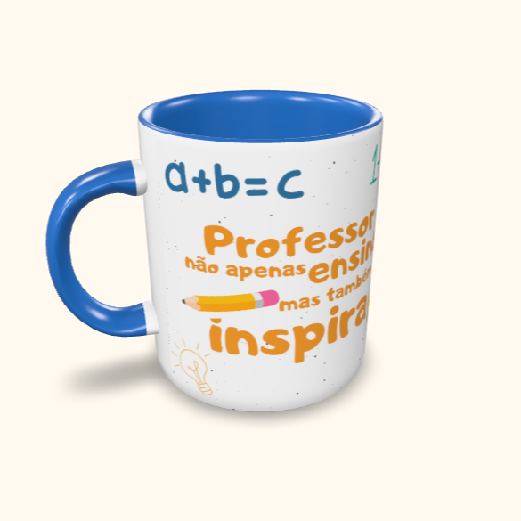 Caneca de Cerâmica Dia dos Professores - Inspira