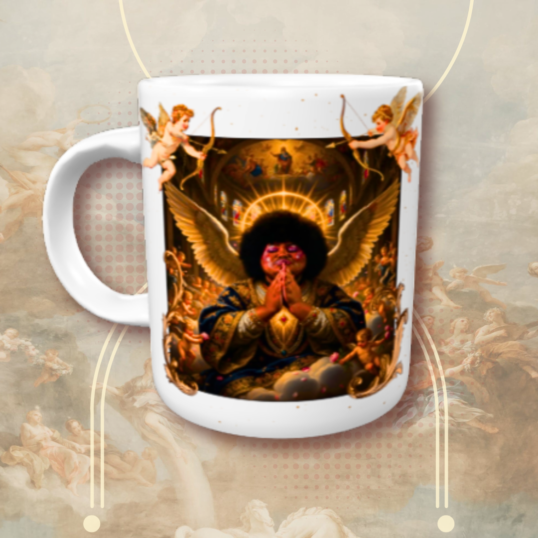 Caneca de Cerâmica Jordann - Nada NEGATIVO pra falar de mim