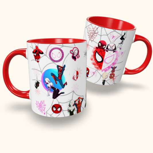 Caneca de Cerâmica Namorados Aranhas
