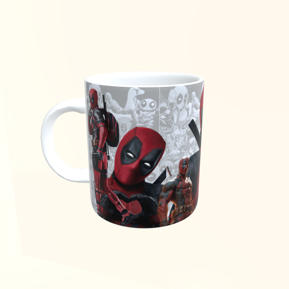 Caneca de Cerâmica Filmes - Deadpool