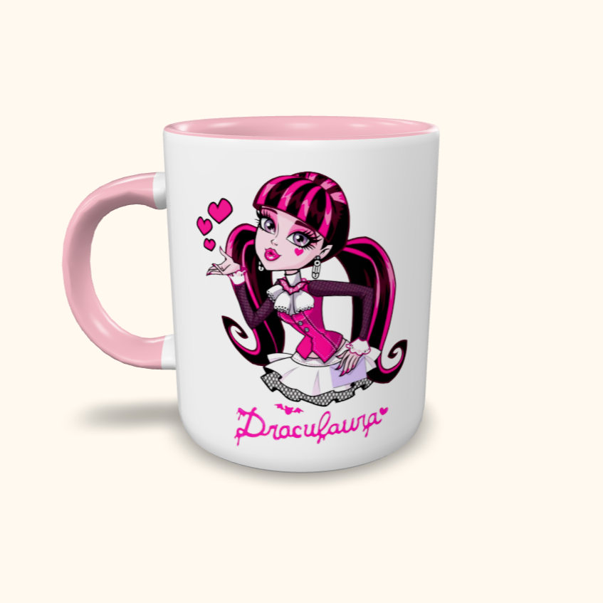 Caneca de Cerâmica Monster High - Draculaura